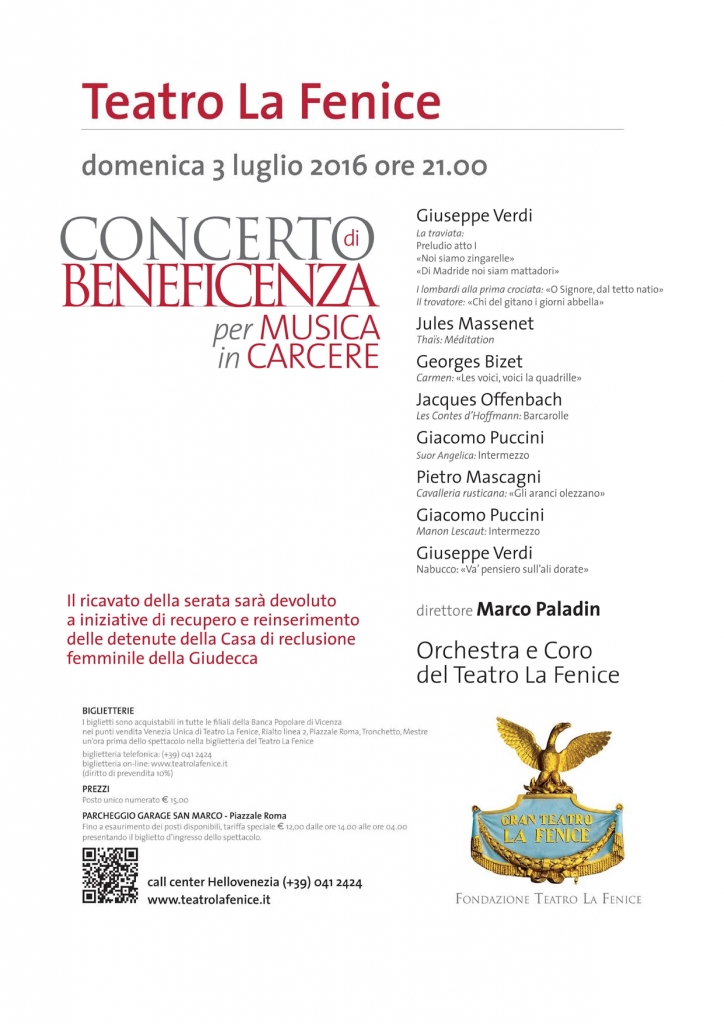 Invito Concerto Fenice 03.07.2016 img